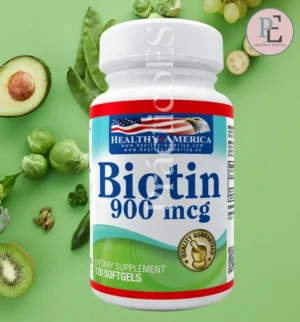 Biotina 900 mcg frasco con 120 cápsulas-Suplemento Dietario